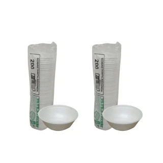 Kit 2 Pacotes de Pote de Isopor 200ml MR200 Ultratherm – Total 100 Unidades (Sem Tampas)