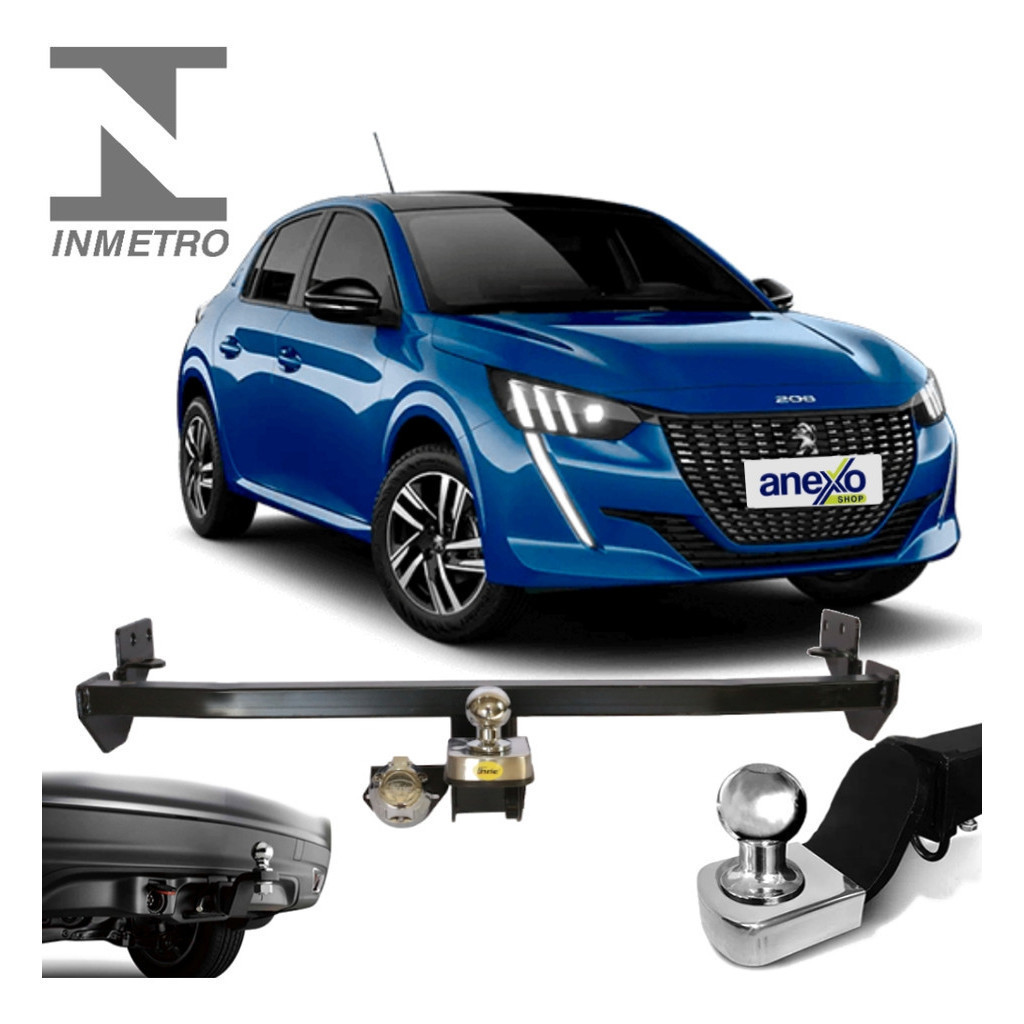 Engate Reboque Peugeot 208 2013 A 2024 Tração 700kg Rabicho tOP