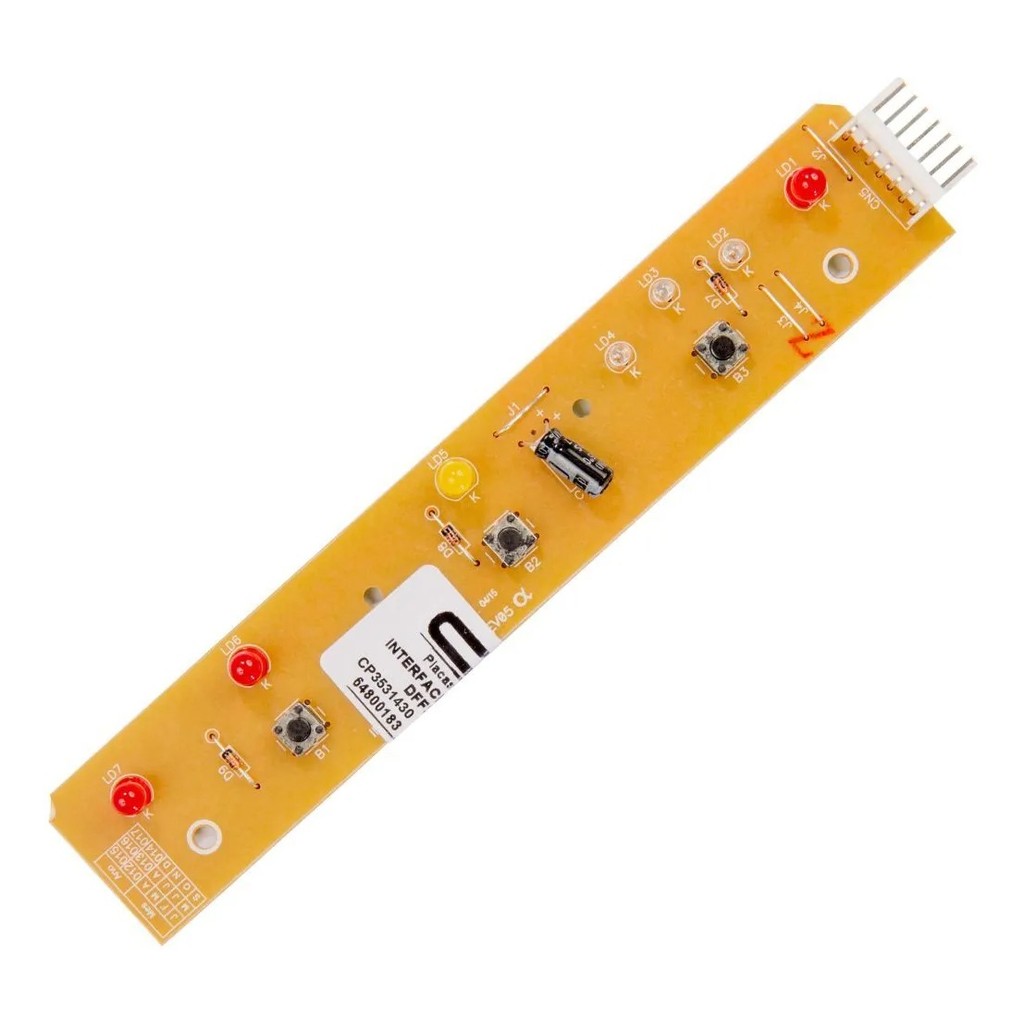 PLACA INTERFACE PARA GELADEIRA ELECTROLUX -  DFF37 - DFF39 - DFF40 (DEMAIS MODELOS NA DESCRIÇÃO)