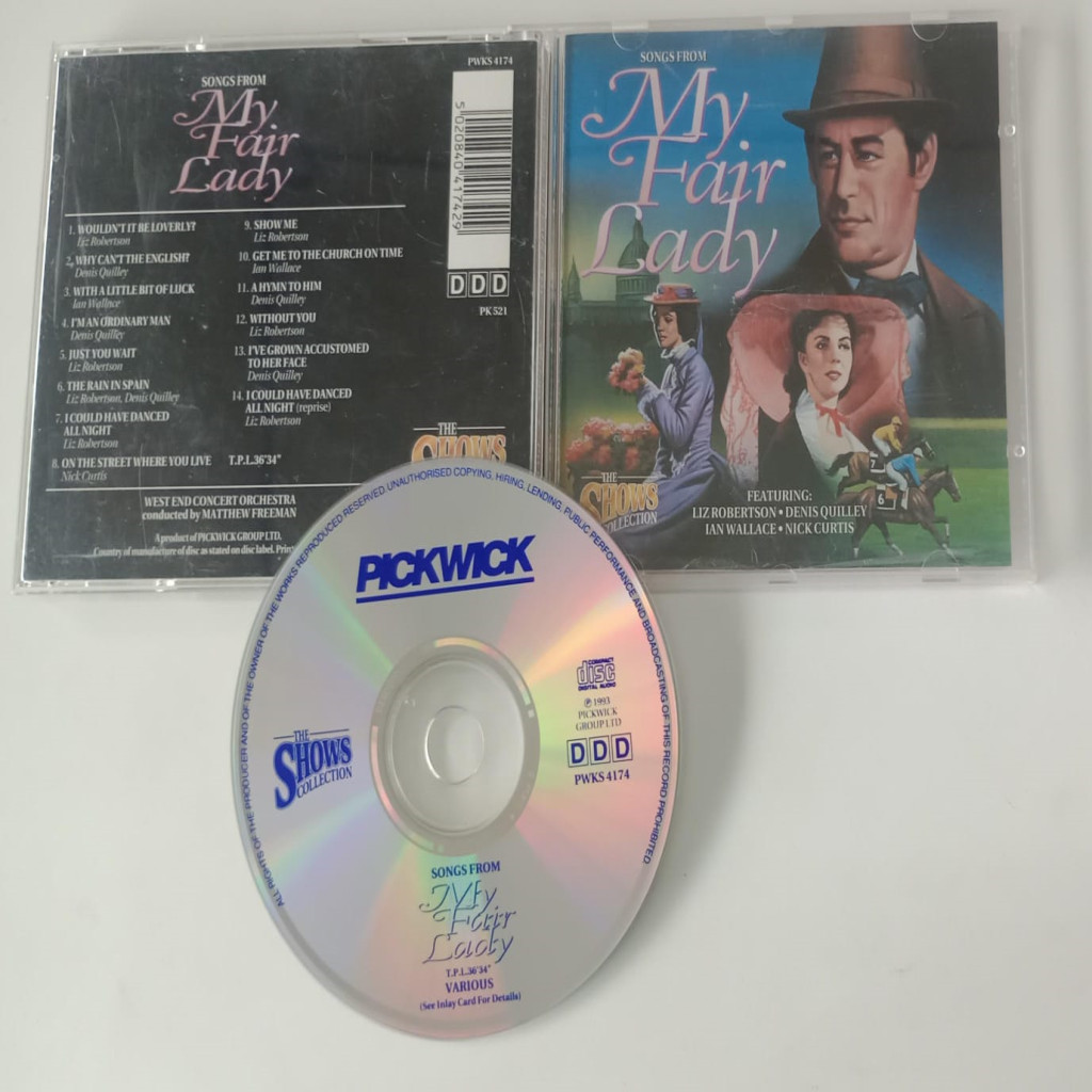 CD VÁRIOS ARTISTAS SONGS FROM MY FAIR LADY (MINHA BELA DAMA - TRILHA SONORA)