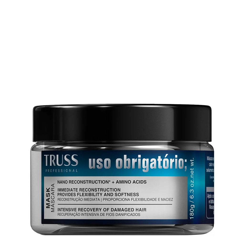 Truss Uso Obrigatório Máscara Capilar 180g em Oferta na Shopee