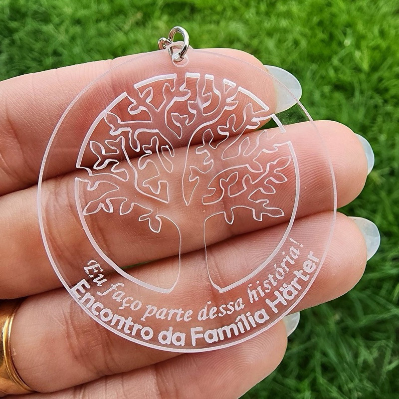 Chaveiro Árvore da Vida em Acrílico- Personalizado kit - 10 unidades