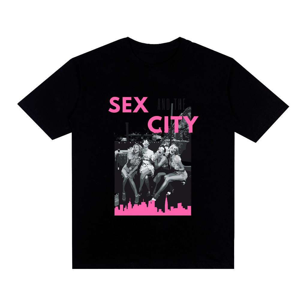 Camiseta Premium em Algodão PuroSISI Camiseta Oversized 100% Algodão SATC unissex the shirt feminina