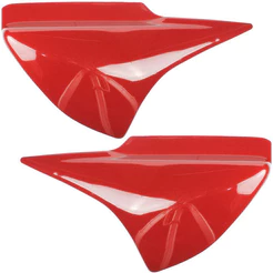 Tampa Lateral Cg 150 Titan 2006 2007 e 2008 Vermelho