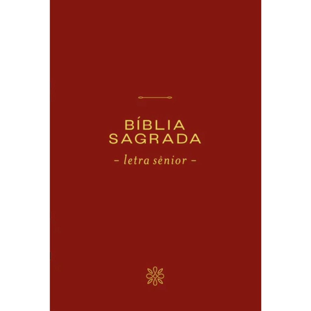 Bíblia Sagrada | NVI | Letra Sênior Mega Gigante | Leitura Perfeita | Couro-soft vinho em Oferta na Shopee