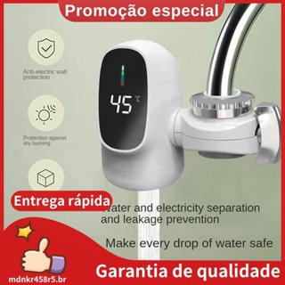 Torneira Aquecedora De Água Quente Elétrica Instantânea 3000W Com Display Digital Aquecedor Para De Banheiro . mdnkr458r em Oferta na Shopee
