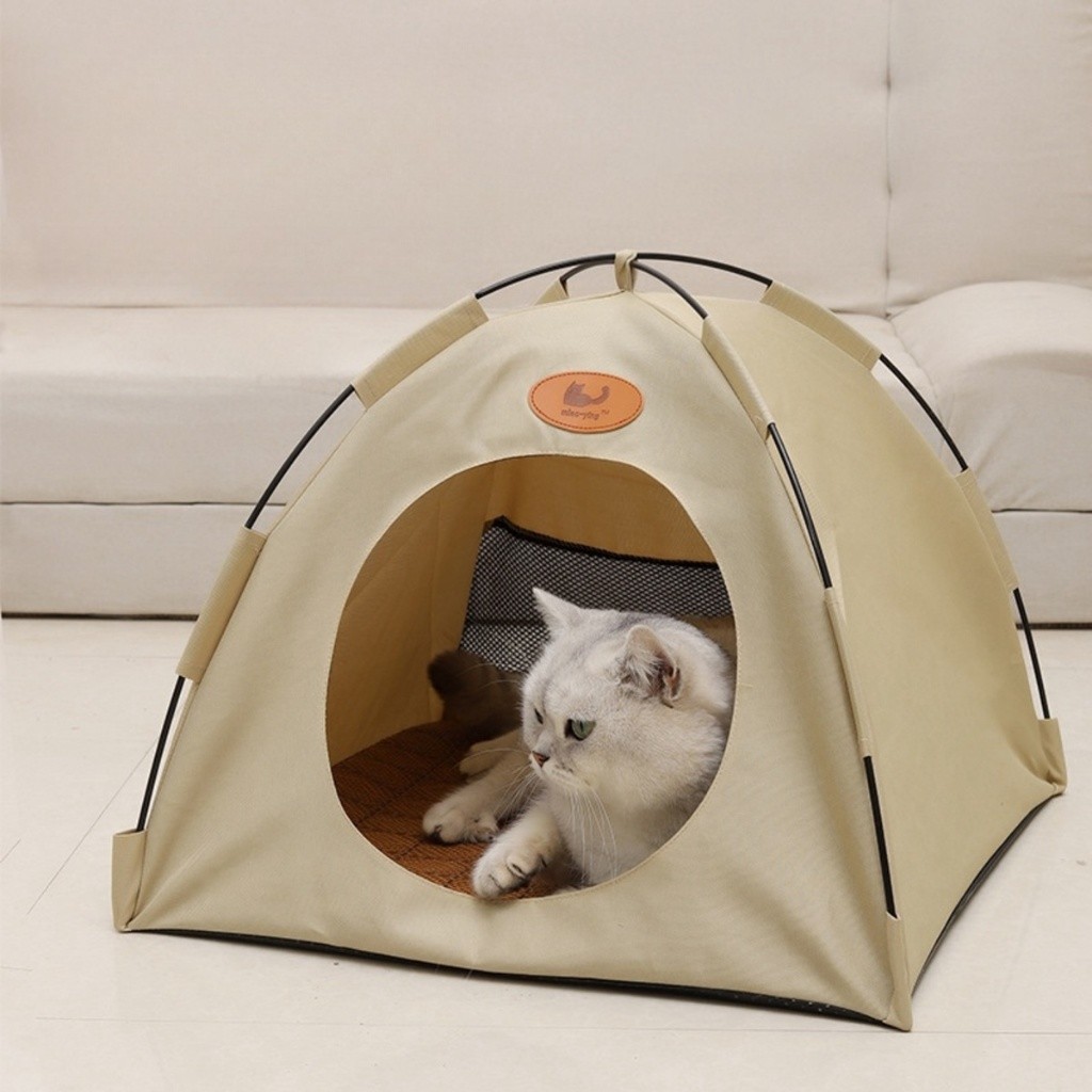 Cama Barraca Tenda Para Cães E Gatos Casinha Pet Confortavel Portatil Dobravel Pratica Casa Apartamento Mae de Pet