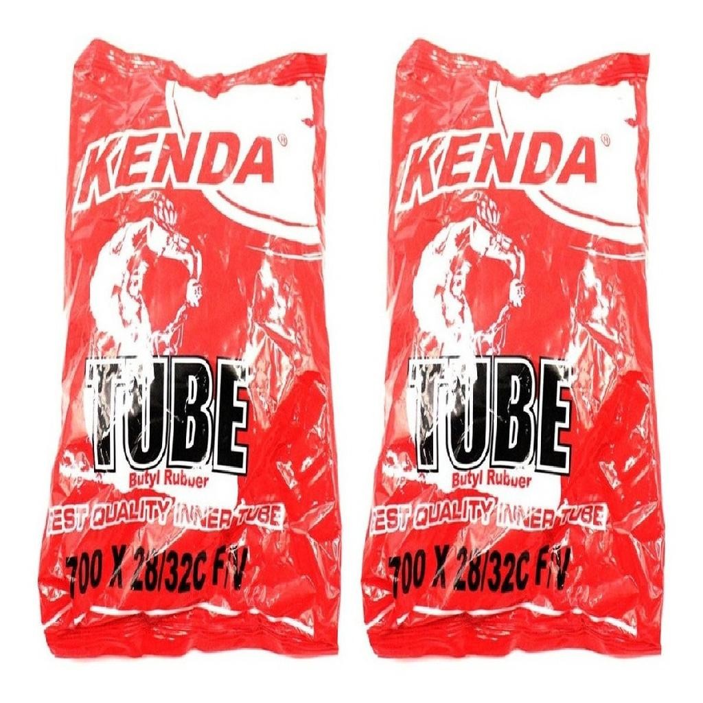 Par Câmara De Ar Kenda 700x28/32c Válvula Bico Fino 33mm em Oferta na Shopee