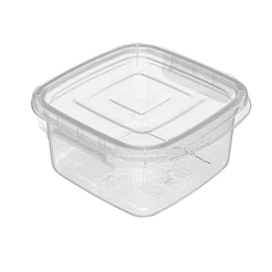 Pote Organizador Quadrado Extra Grande com Travas 3,7L para Mantimentos e Alimentos