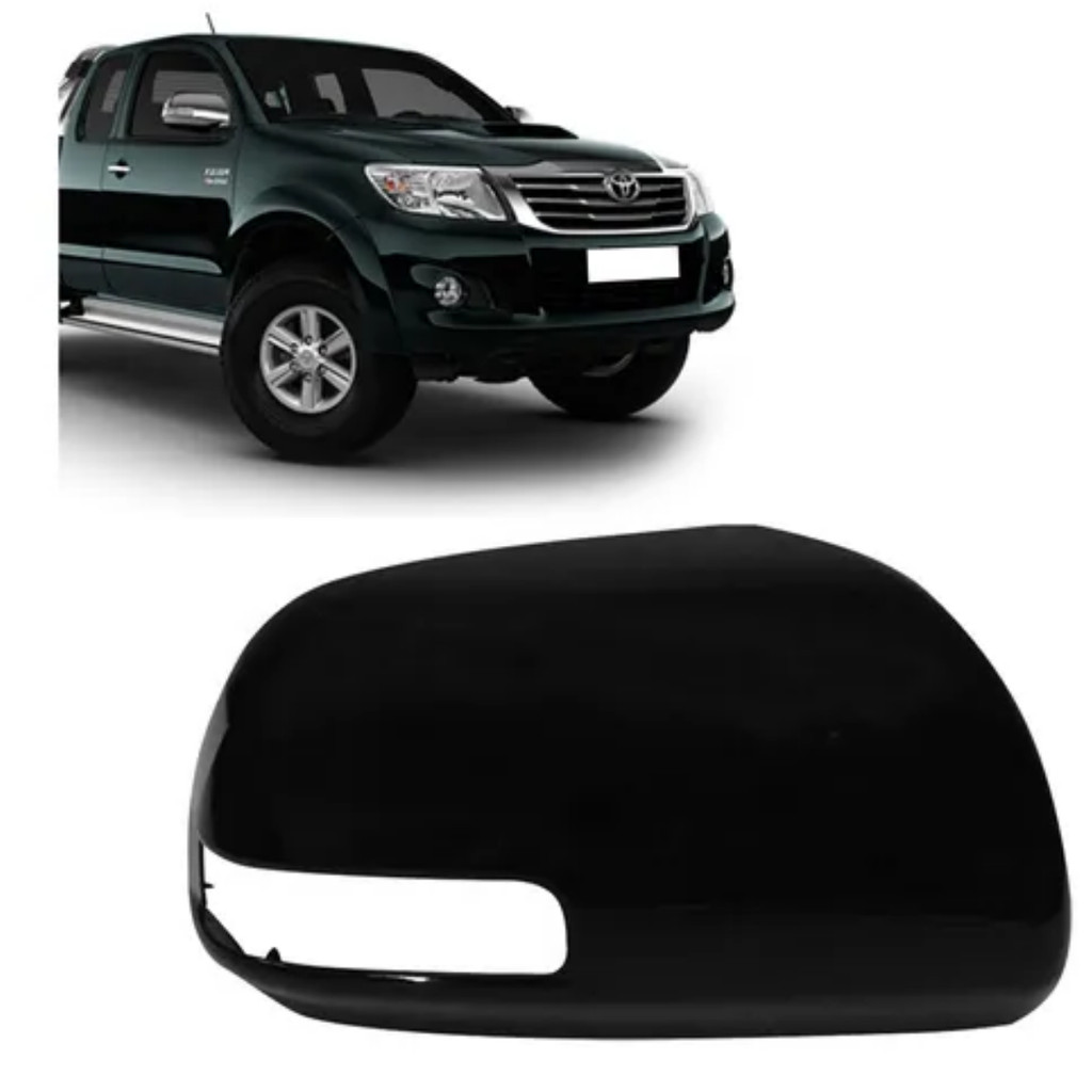 Capa Retrovisor Hilux 2012 a 2015 C/Pisca Black Piano LD