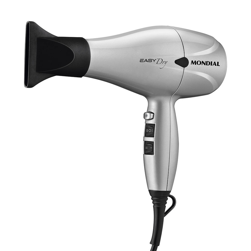 Secador de Cabelos Easy Dry Pro Mondial Prata 2000W SC-17