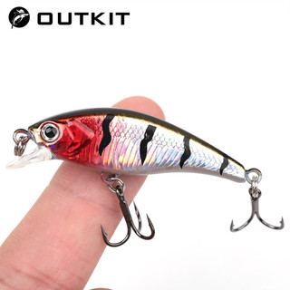 OUTKIT 2025 Chegam Novas Design Japonês Afundando Minnow Pequenas Iscas Isca De Pesca 4g 5cm Mini Dura Para Poleiro Trut