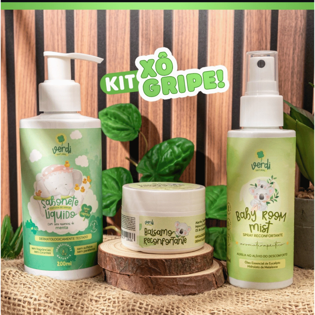 Kit Xô Gripe – Conforto Natural para Bebês e Crianças