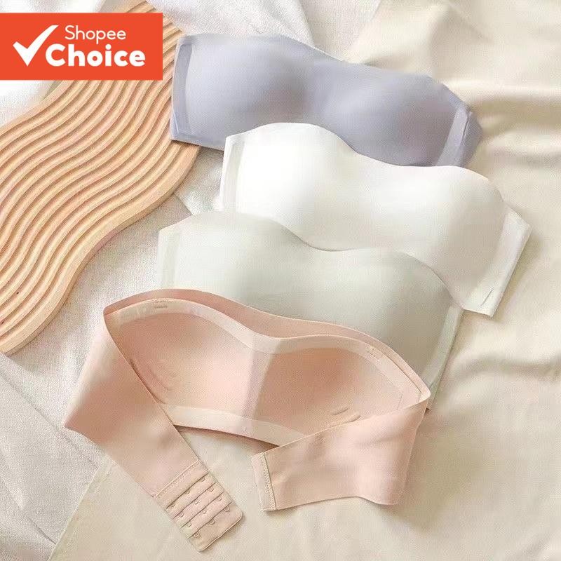 Sutiã Invisível Sem Alças-Bralette Aro Costura Para Adolescentes | Nude/Preto/Azul