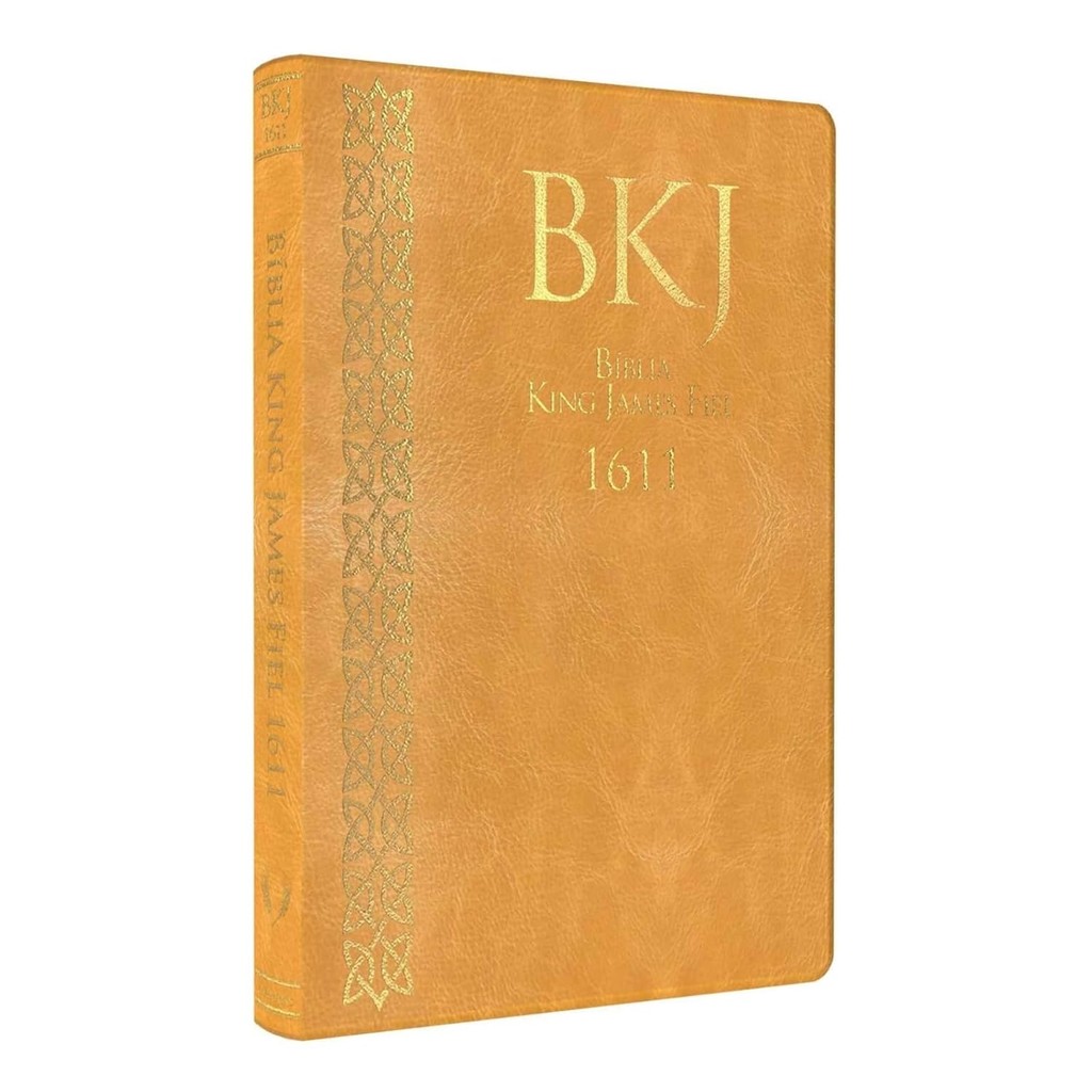 Bíblia King James Fiel 1611 | Ultrafina Slim | Capa Castanho em Oferta na Shopee