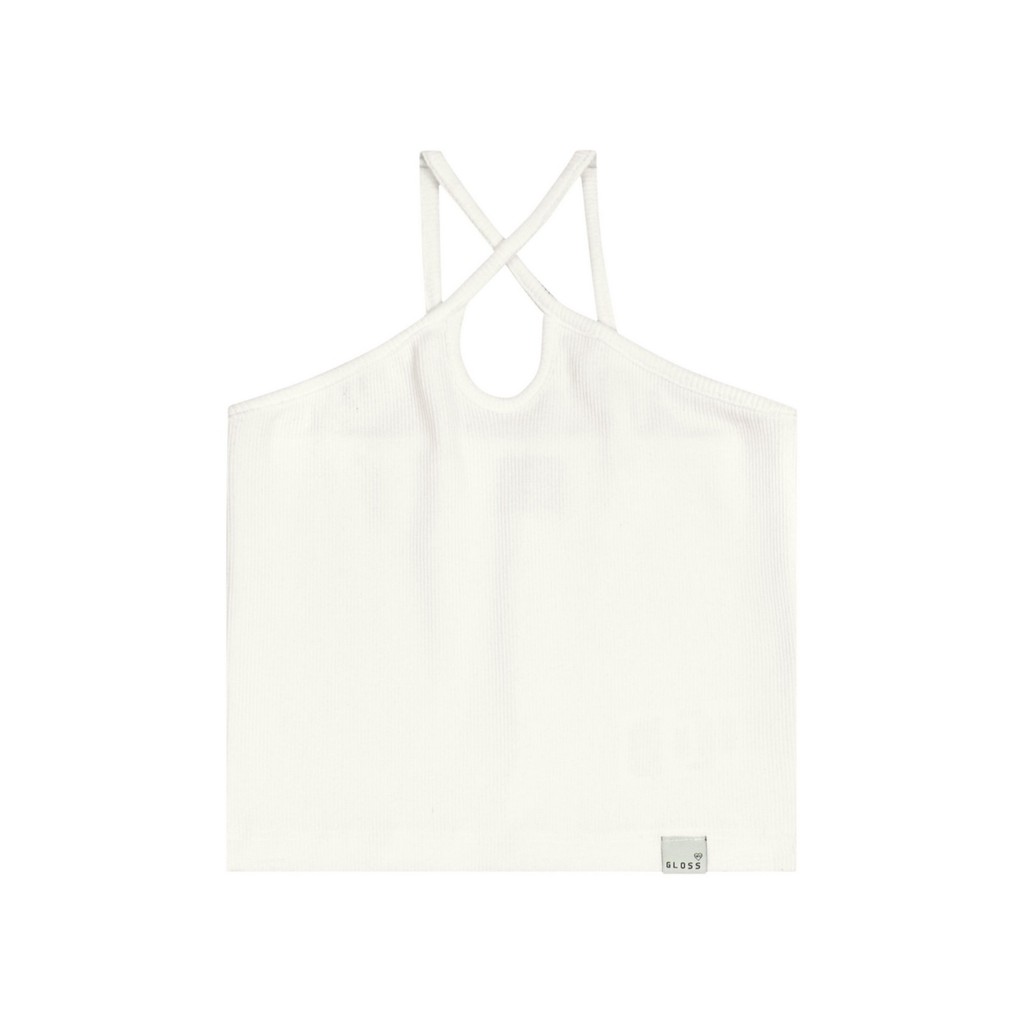 Top Básico com Alças em Ribana Juvenil Gloss em Oferta na Shopee