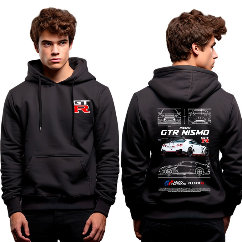 Moletom Canguru Gran Turismo Nismo Gtr Carro Skyline Aesthetic Unissex Lançamento