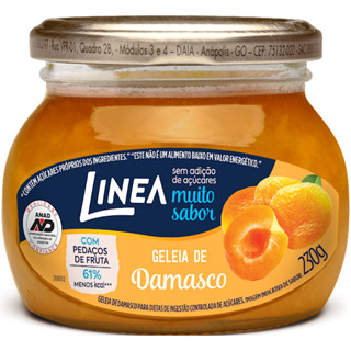 Geléia Diet de Damasco Sem Açúcar 230g Linea Sem Glúten em Oferta na Shopee