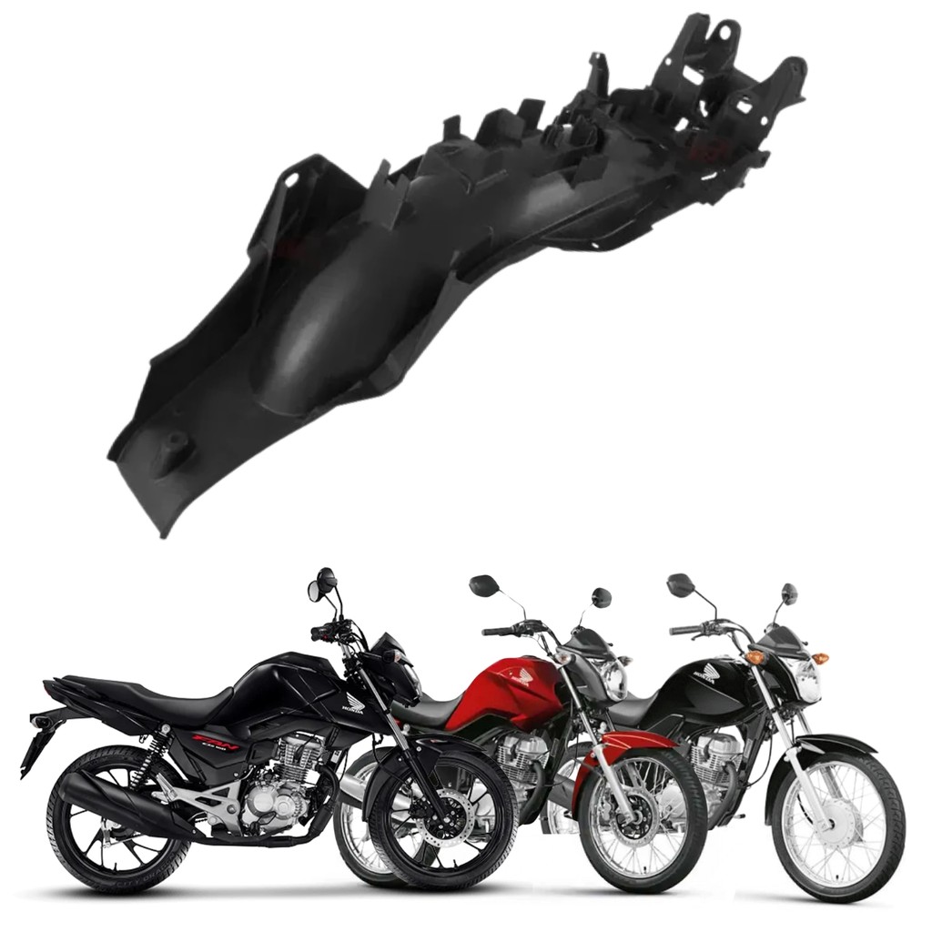 Paralama Traseiro Interno B Fan 125 150 160 2014 A 2024 PARAMOTOS HONDA