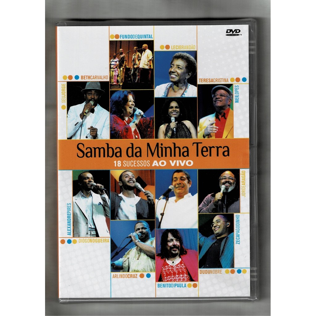 Samba Da Minha Terra 18 Sucessos Ao Vivo DVD