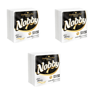 Kit 3 Pacotes Guardanapo 30x31cm Folha Dupla Nobby com 50 folhas em Oferta na Shopee