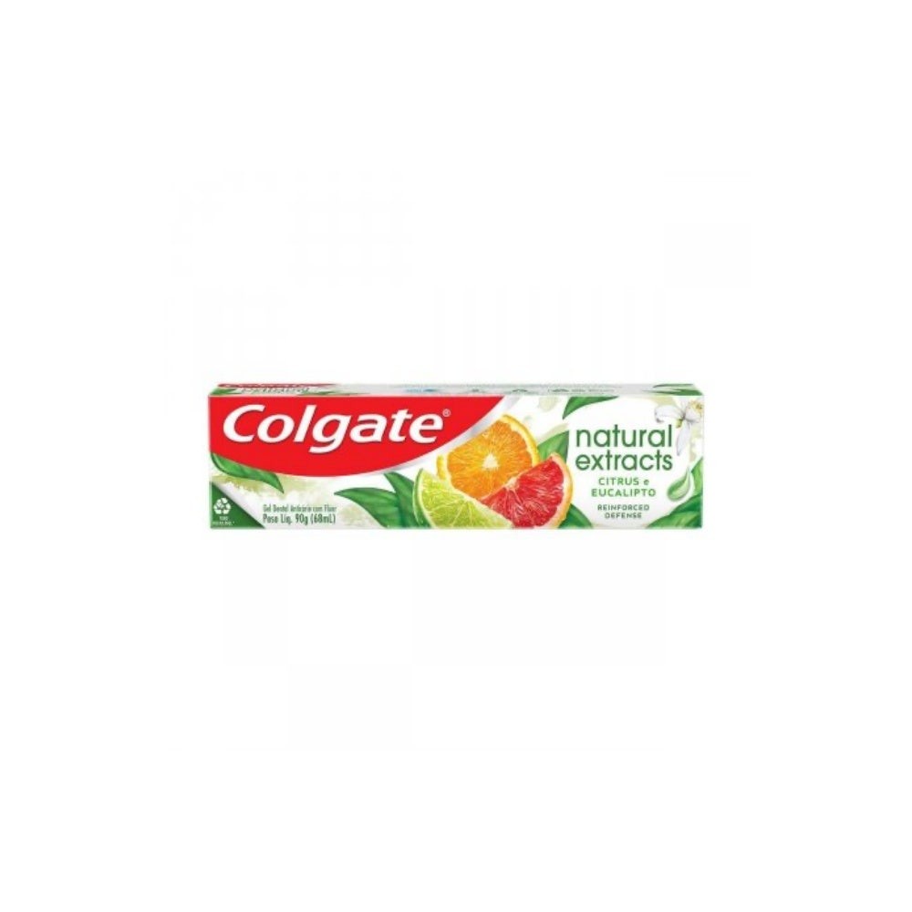 Creme Dental Colgate Natural Defesa Reforçada 90g em Oferta na Shopee