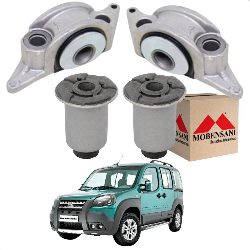 Kit 4 Buchas da Bandeja Leque Balança Fiat Doblò Adventure em Oferta na Shopee