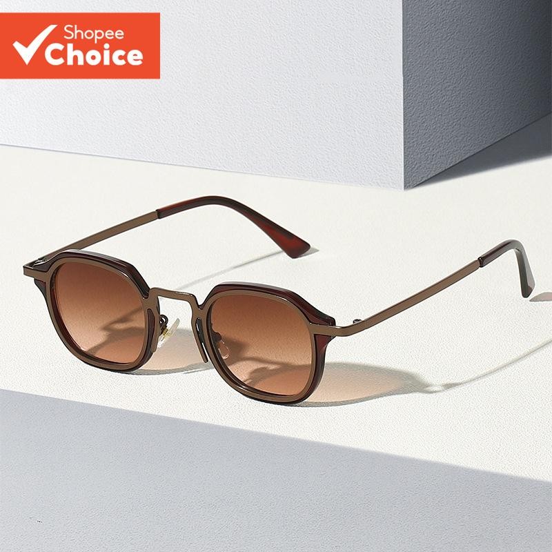 Óculos De Sol Retrô De Armação Pequena Para Homens E Mulheres , Tons Clássicos Da Moda Europeia Americana