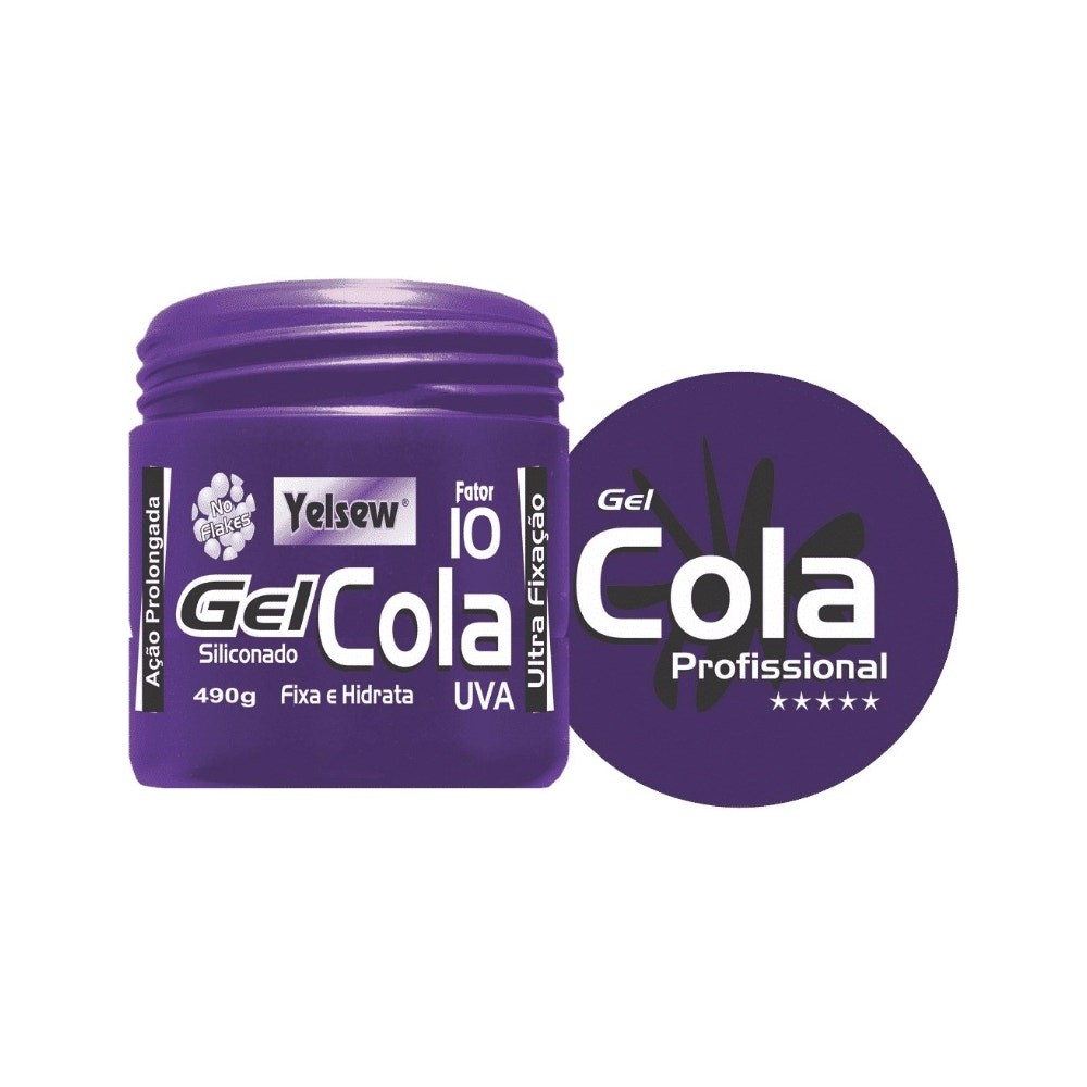 Gel Cola Yelsew Ultra Uva 490g em Oferta na Shopee
