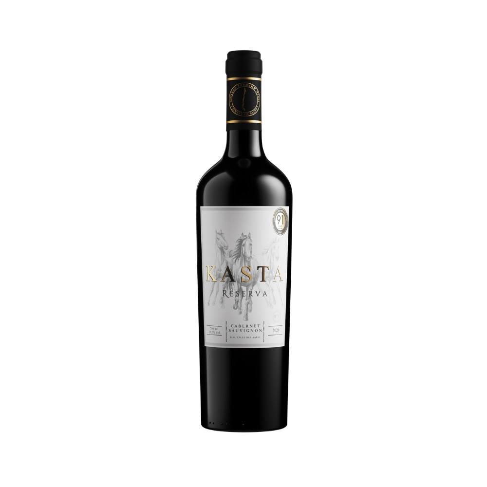 VINHO CHILENO KASTA RESERVA TINTO CABERNET SAUVIGNON 750ML