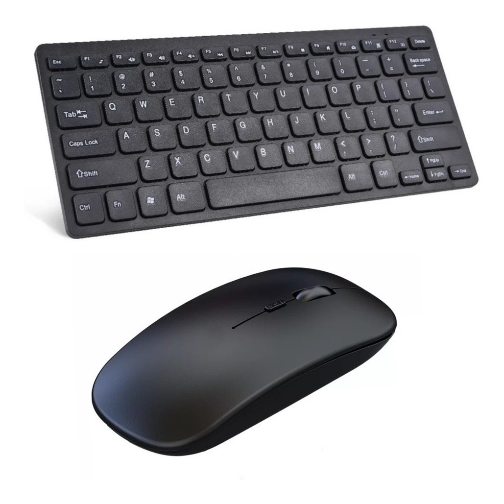 Teclado Bluetooth + Mouse Para iPad Air 10.9  4 Ger Preto