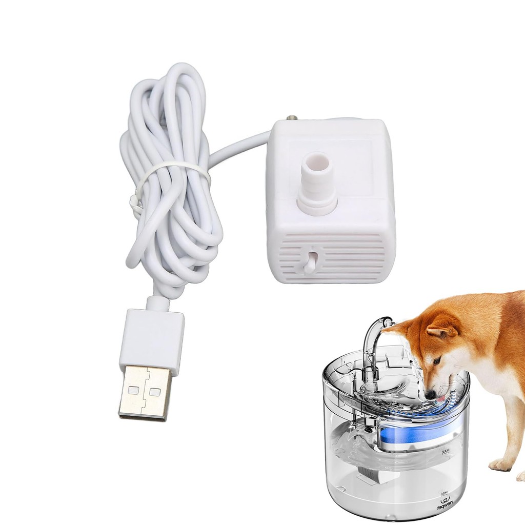 Bomba para Fonte de água para Gatos, Bomba de Reposição para Fonte para Gatos Várias Fontes para Animais de Estimação - Pets