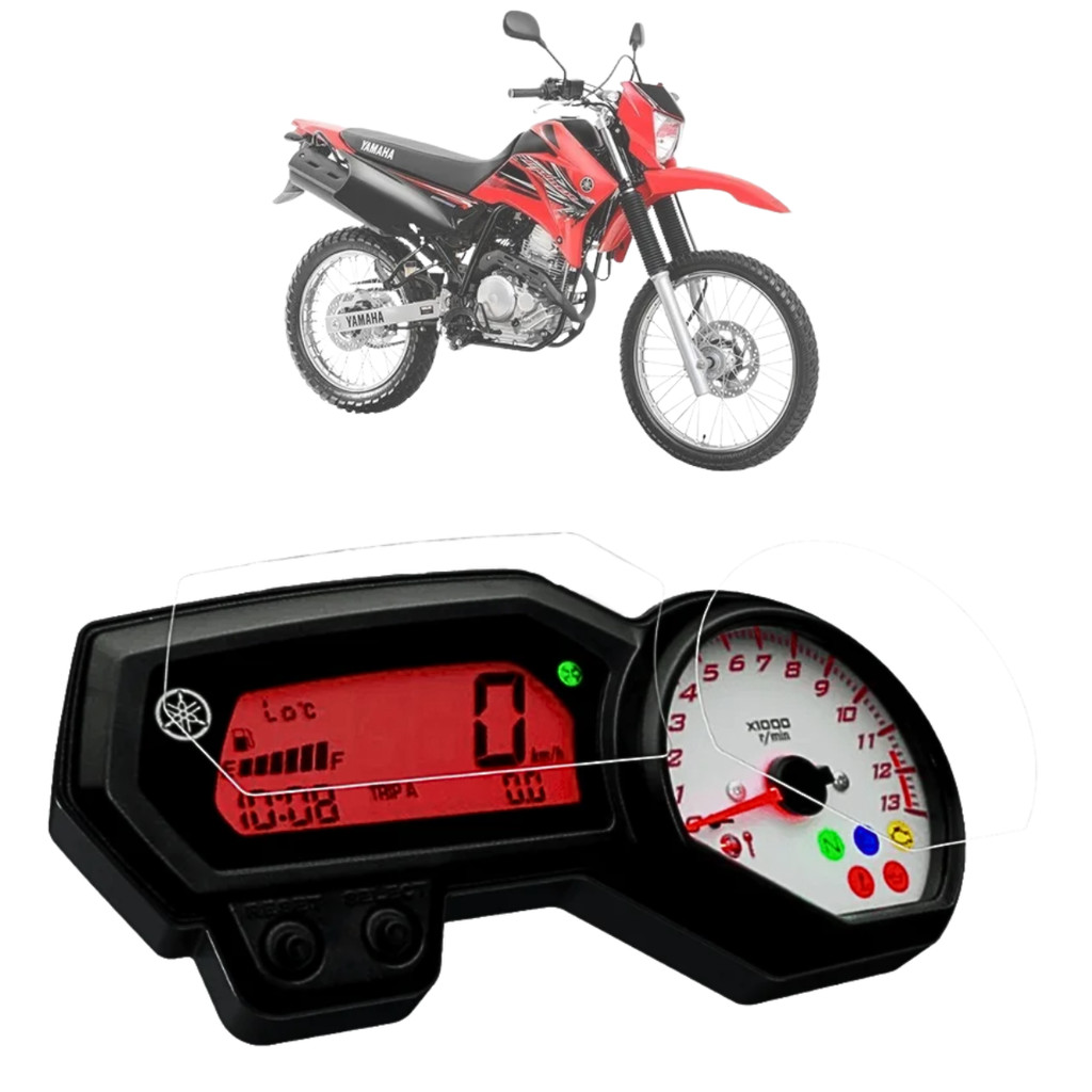 Película Proteção Painel Moto Fazer 250 XTZ 250 Ténéré 2011 2012 2013 2014 2015