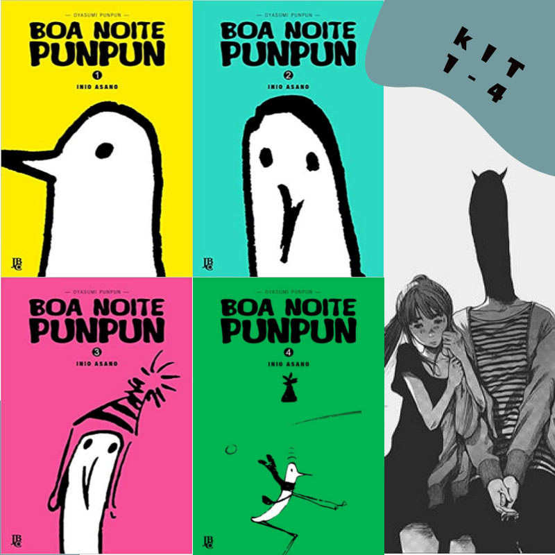 Kit Boa Noite PunPun Vol. 1 ao 4