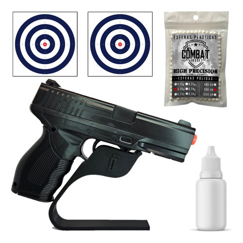 Kit Pistola Airsoft 24/7 V310 Rossi + Suporte de Mesa 3D