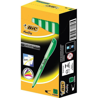Marca Texto B.Liner Verde BIC – Caixa com 12 Unidades