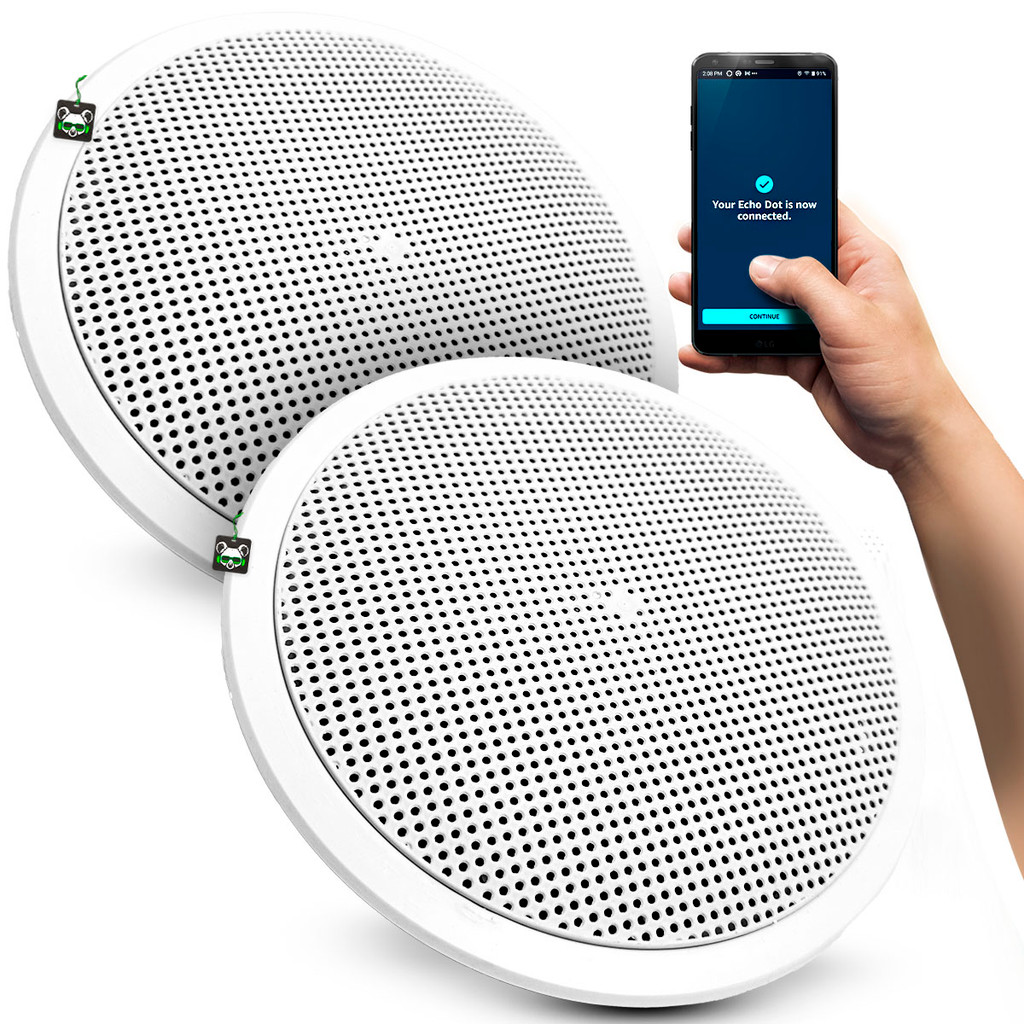 Par Alto Falante Teto Arandela 6" Passivas 140W Leson em Oferta na Shopee