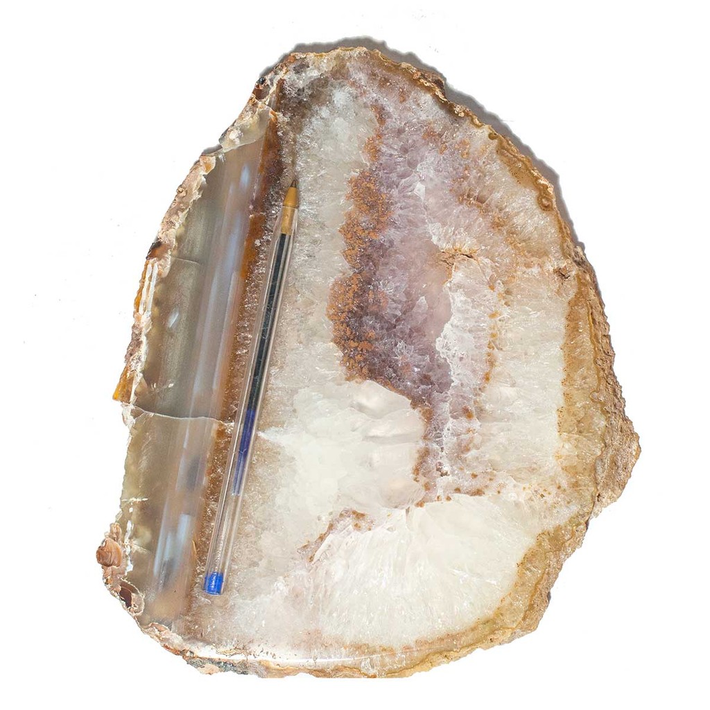Porta Frios Chapa de Ágata Natural Grande 716g 22cm Classe A