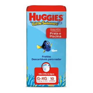 Fralda Huggies Little Swimmers G/XG 10 Un em Oferta na Shopee