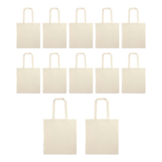 Kit 12 Ecobag Bolsa Sacola Lisa Sustentável em Oferta na Shopee