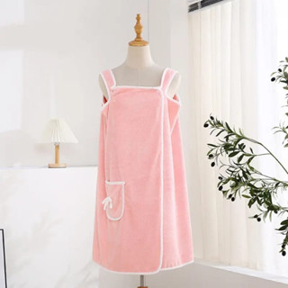 Novo Roupão toalha Banheiro vestido feminino chuveiro feminino toalha de banho macia para adultos senhora têxteis pa em Oferta na Shopee