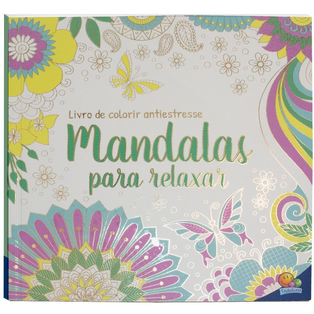 Livro de Colorir Antiestresse: Mandalas para Relaxar em Oferta na Shopee