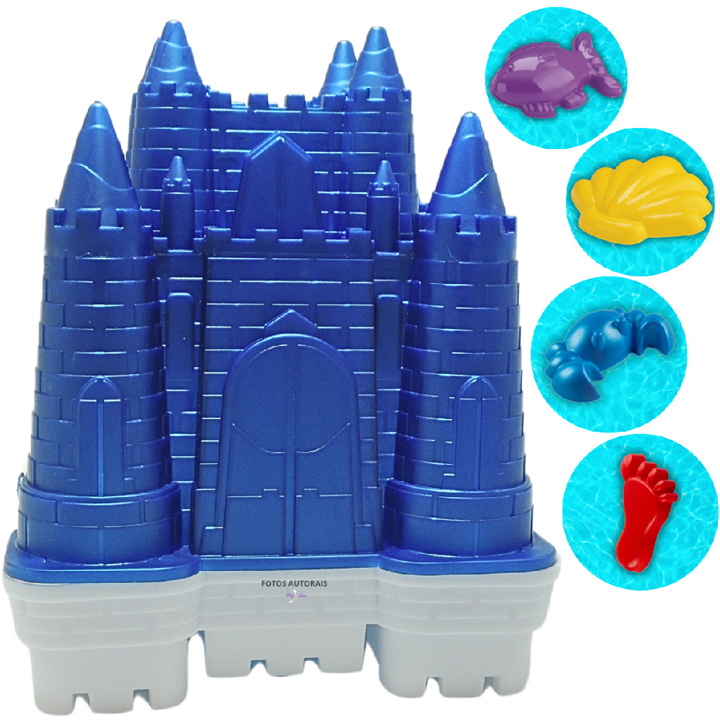 Baldinho de Praia Castelinho Areia Brinquedos Molde Piscina Envio Sortido em Oferta na Shopee