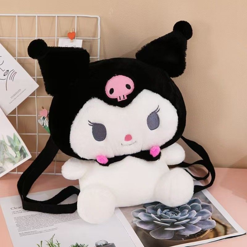 Mochila fofa canela cachorro mochila Sanrio tridimensional pelúcia desenho …