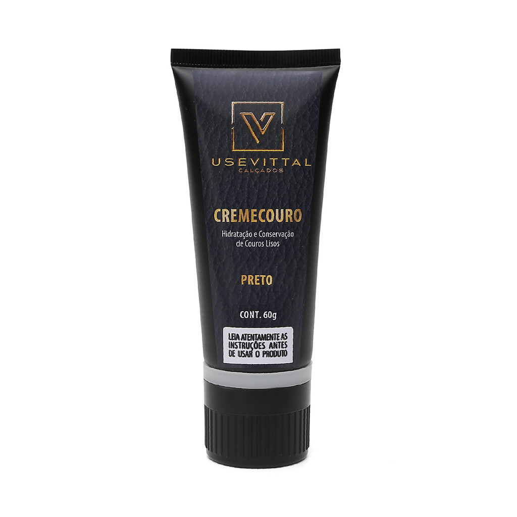 Creme Para Couro Lustrável Vittal Preto em Oferta na Shopee