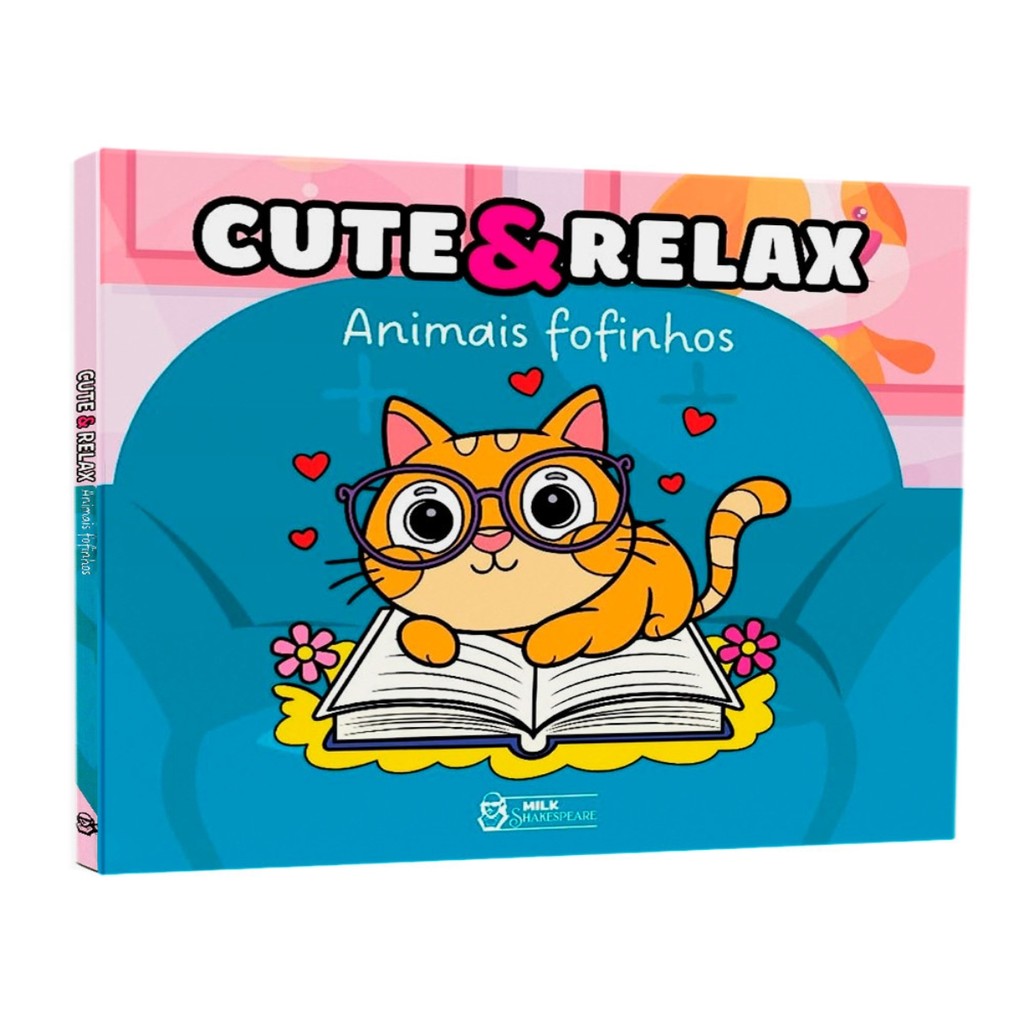 Cute & Relax: Livro de Colorir Animais - Alívio do Estresse e Diversão
