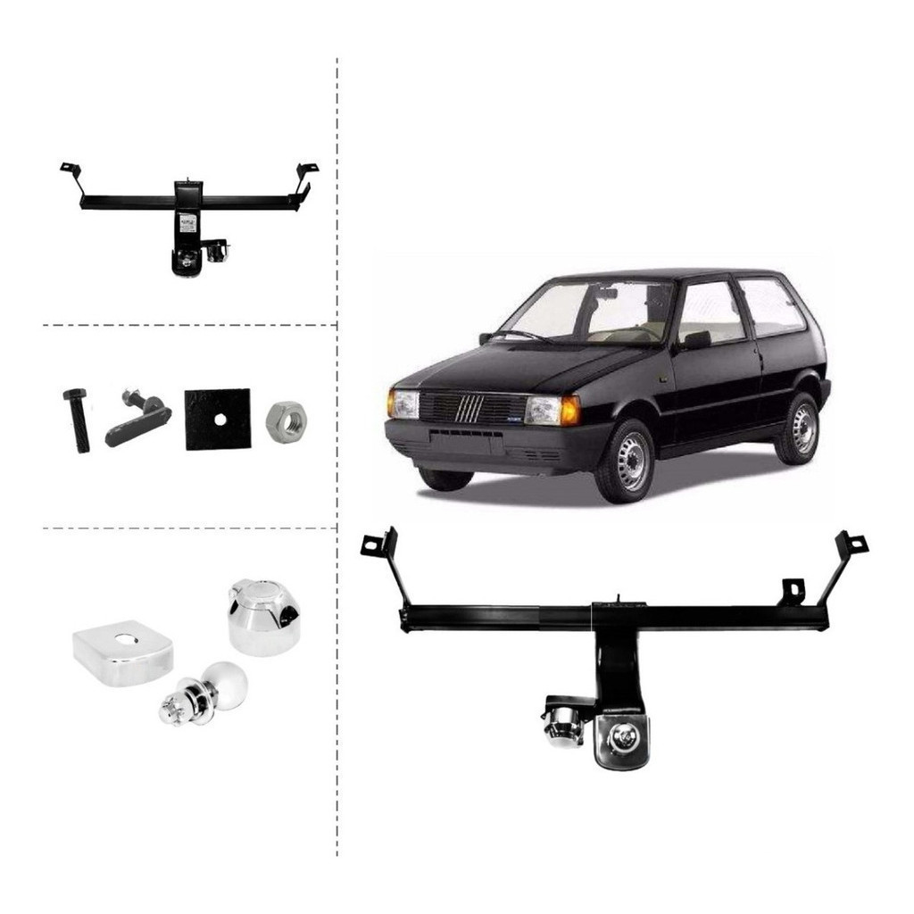 Engate Reforçado Fiat Uno 1998 1999 2000 2001 2002 2003 Mile bOM