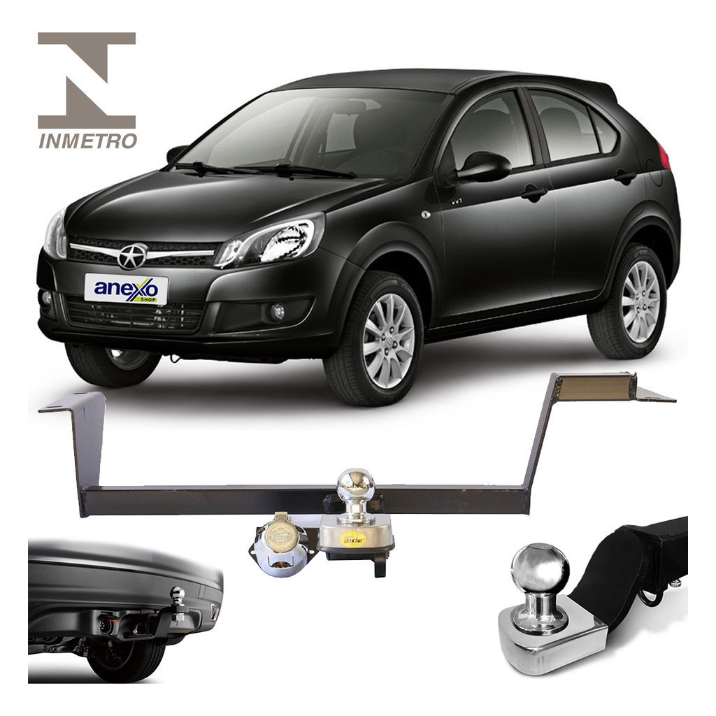 Engate Reboque Jac 3 2010 A 2015 700kg Rabicho Kit pleto Bom tOP