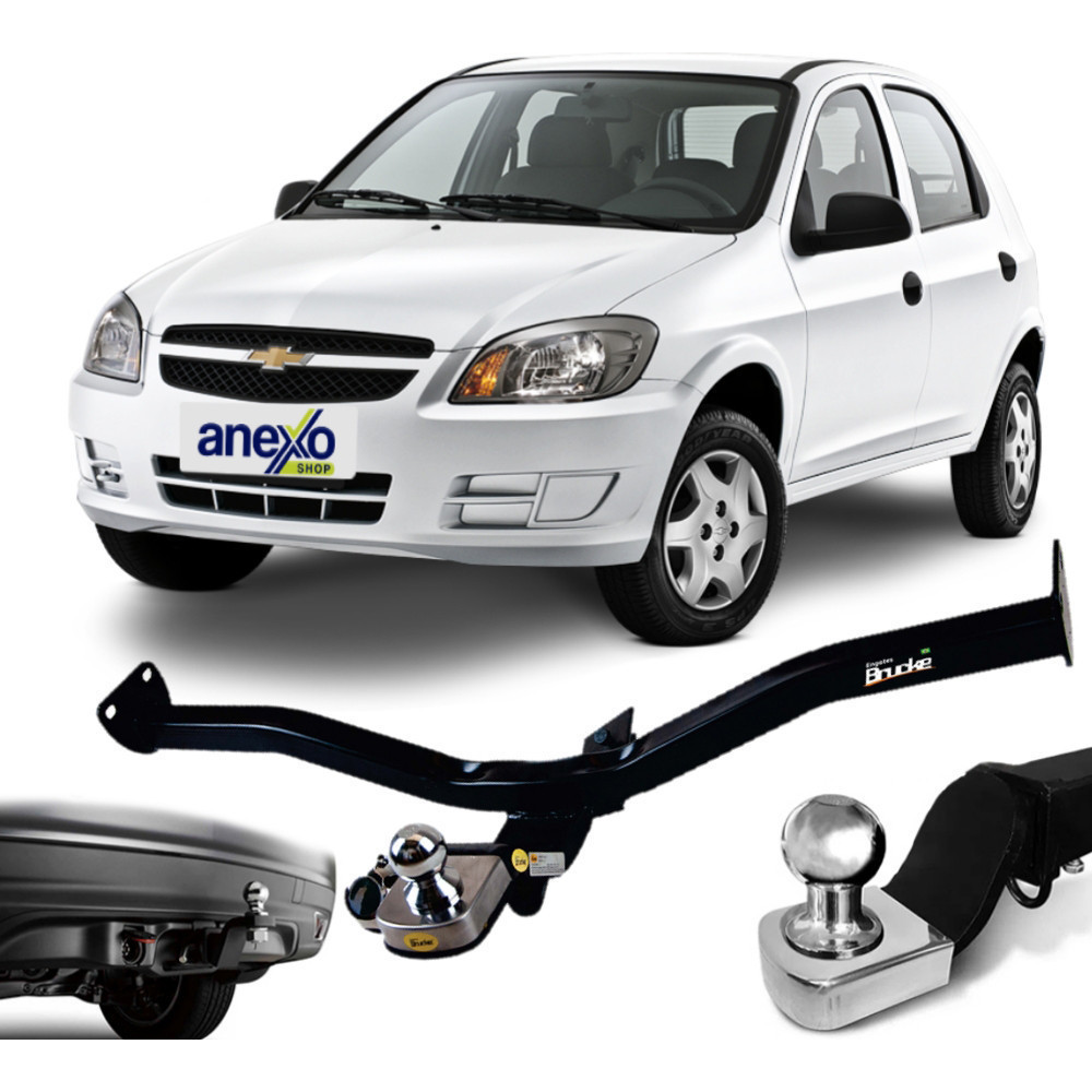Reboque Gm Celta 2000 A 2016 Tração 700kg Engate pleto tOP