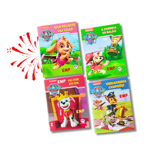 Kit 4 Mini Livros de História Patrulha Canina em Oferta na Shopee